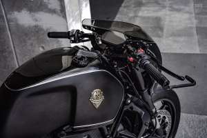 Ducati Monster 821 café racer par Rough Crafts